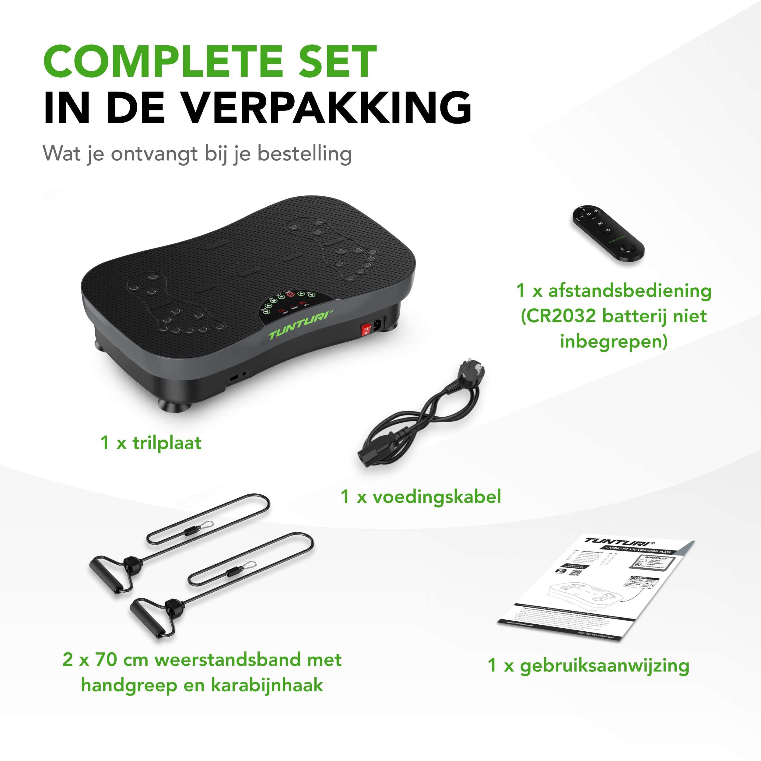 Tunturi Cardio Fit V30 Vibration plate afbeelding 11
