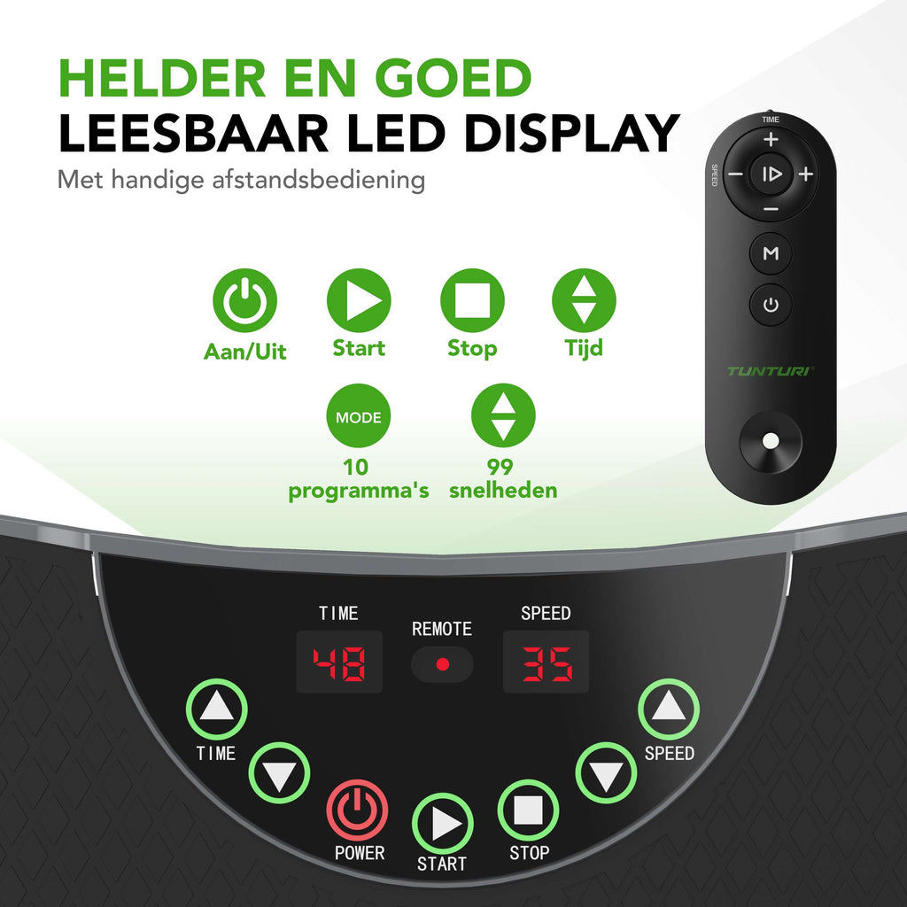 Tunturi Cardio Fit V30 Vibration plate afbeelding 2