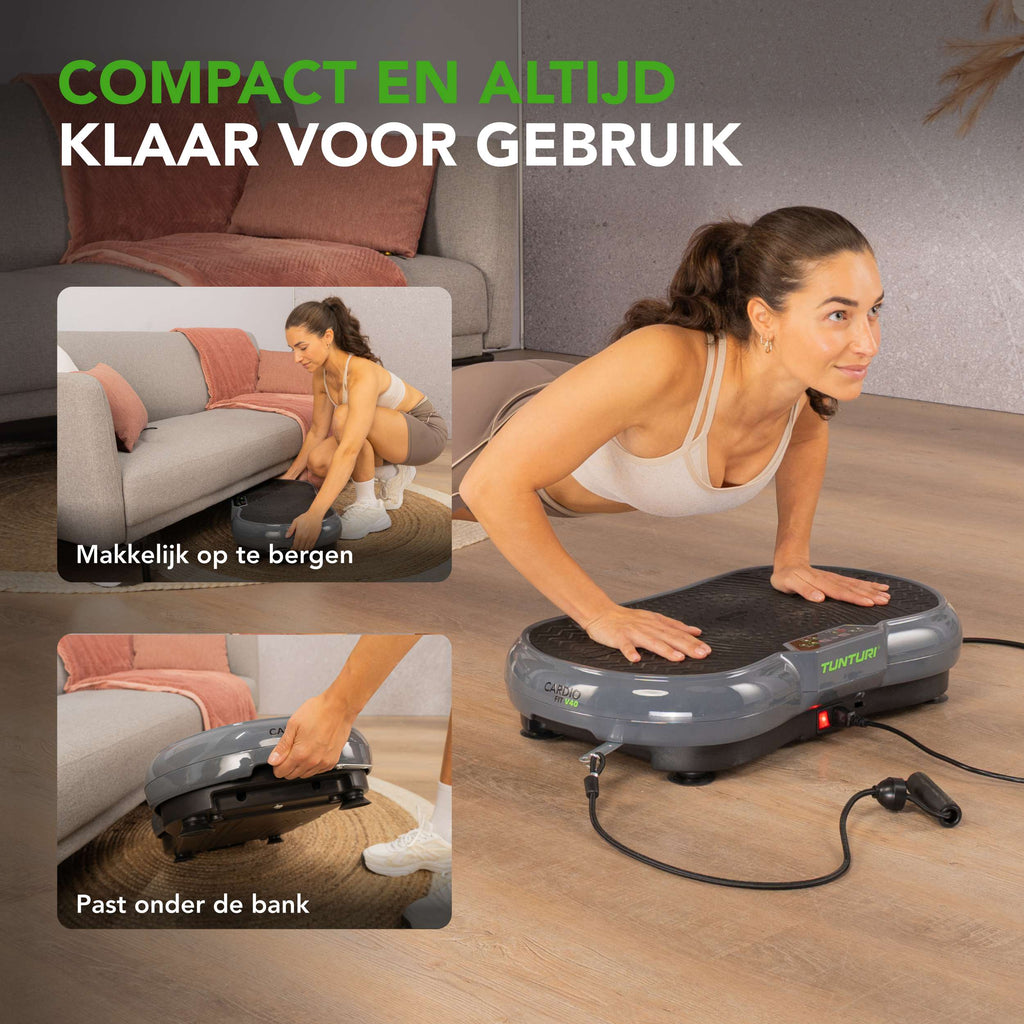 Tunturi Cardio Fit V40 Vibration plate afbeelding 4