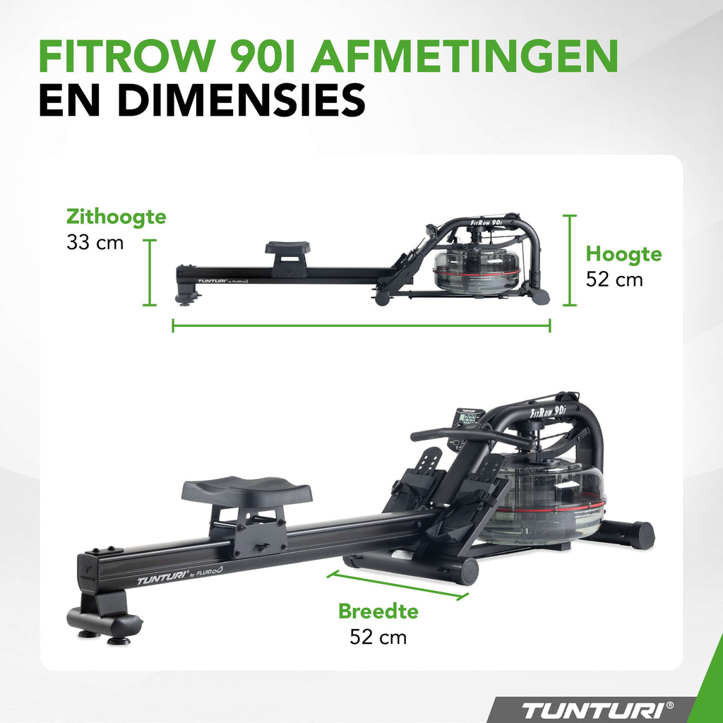 Tunturi Fitrow 90i WTR, By Fluid (1/2) afbeelding 4