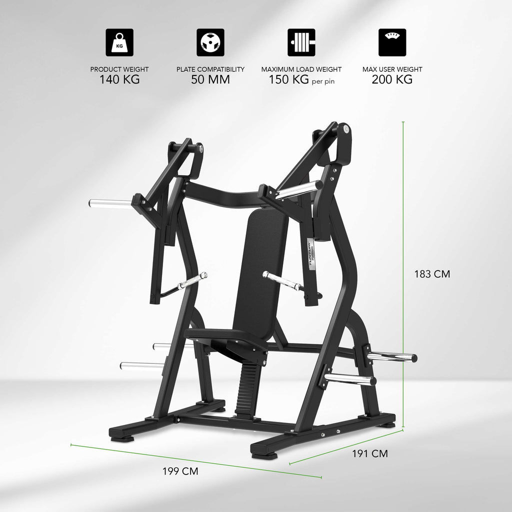 Tunturi Platinum - Chest Press - Plate loaded - V-series afbeelding 2