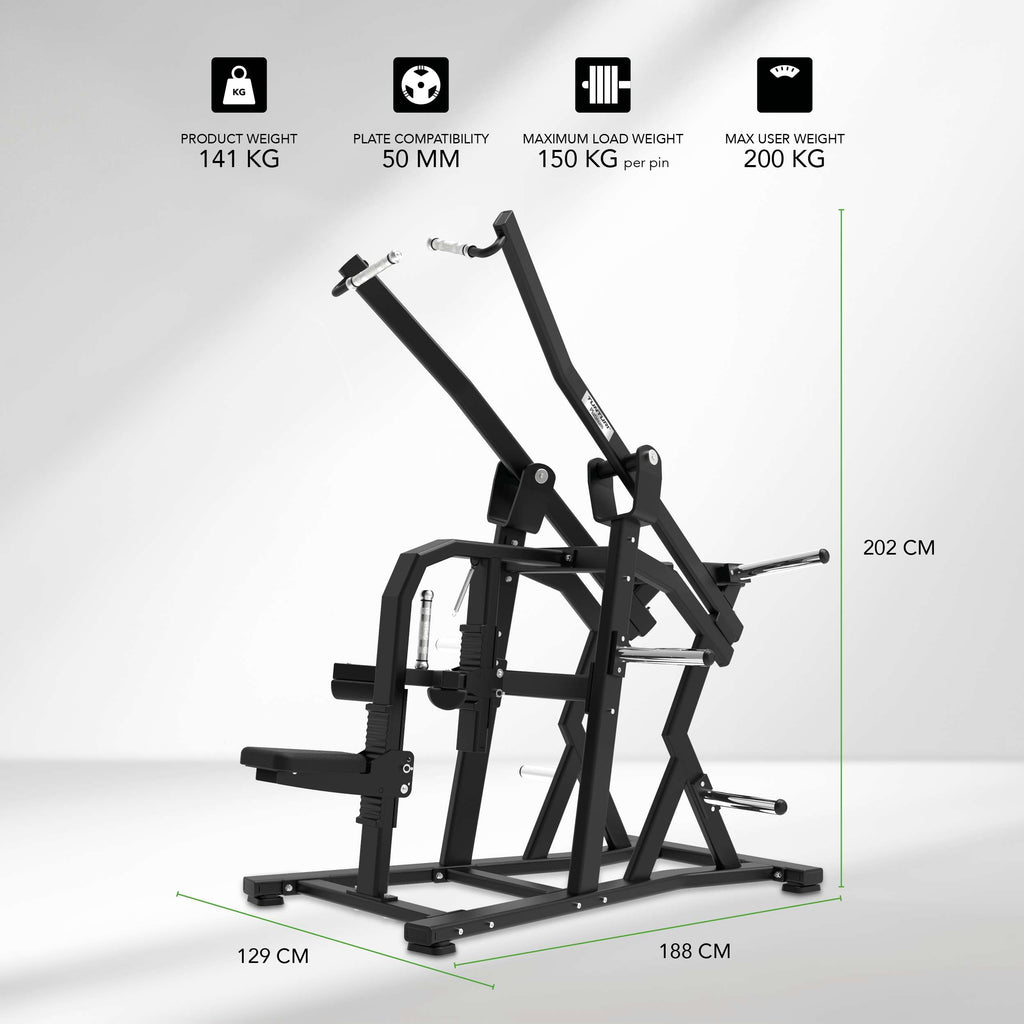 Tunturi Platinum - Wide Lat Pulldown  - Plate loaded - V-series afbeelding 2