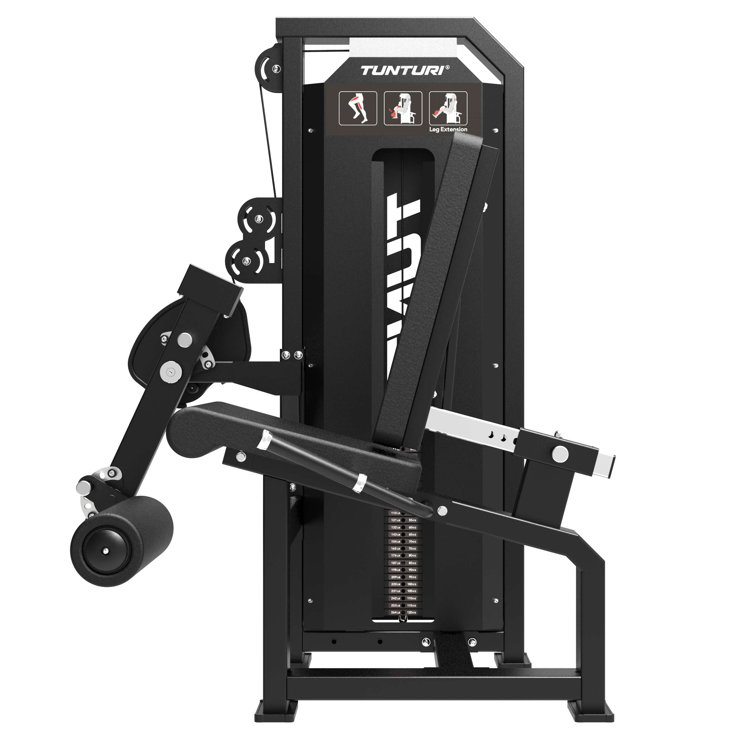 Tunturi Platinum - Leg extension - Selectorized - V-series afbeelding 3