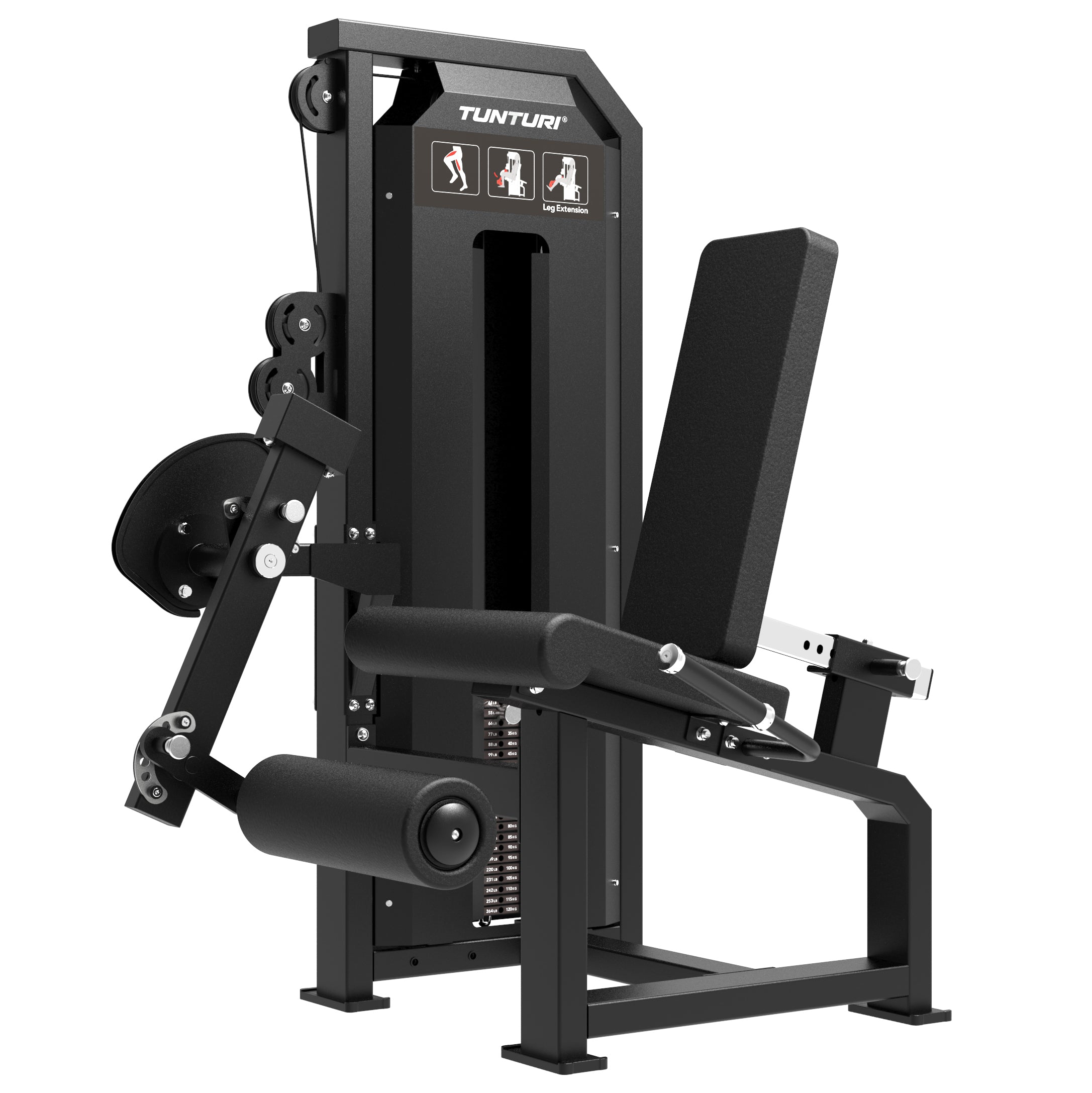 Tunturi Platinum - Leg extension - Selectorized - V-series