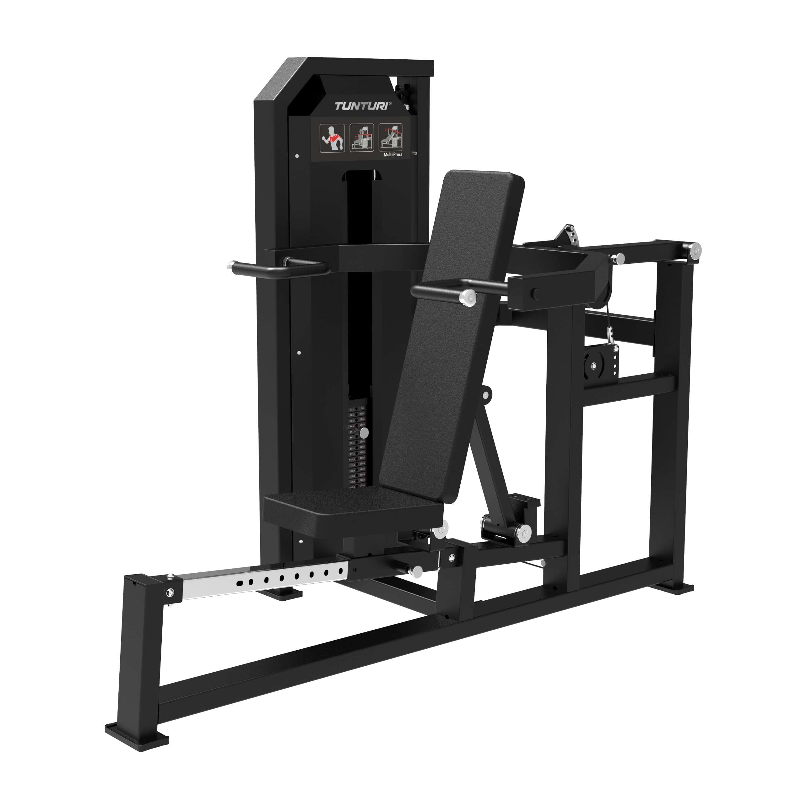 Tunturi Platinum - Multi Press - Selectorized - V-series afbeelding 8