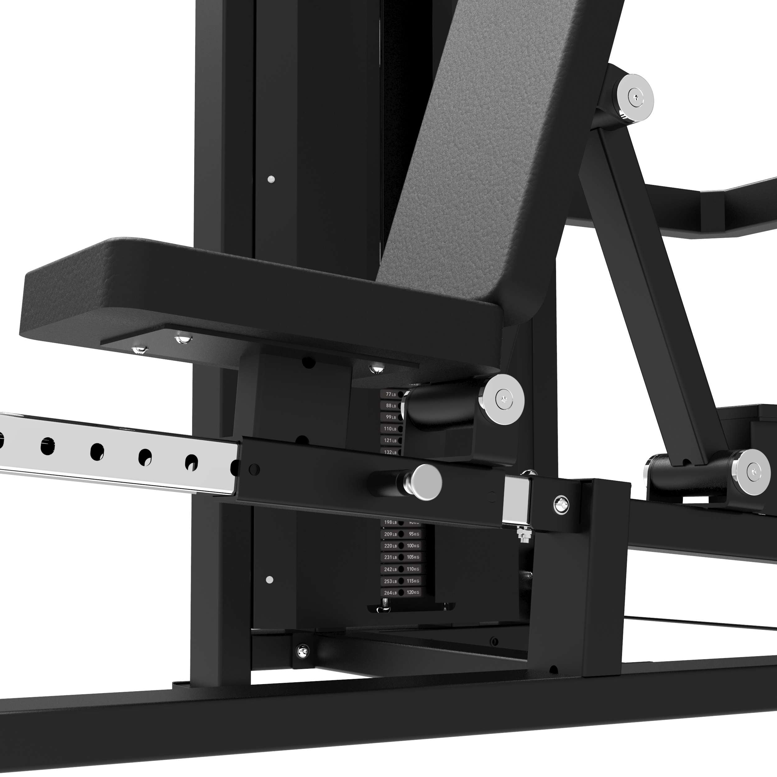 Tunturi Platinum - Multi Press - Selectorized - V-series afbeelding 9