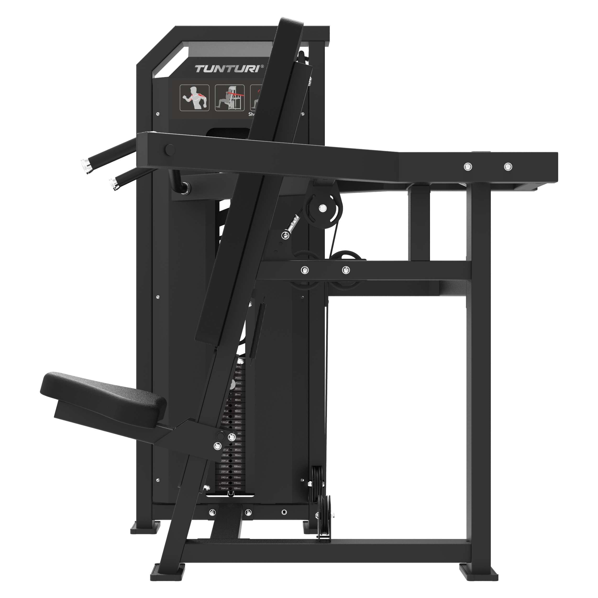 Tunturi Platinum - Shoulder press - Selectorized - V-series afbeelding 3