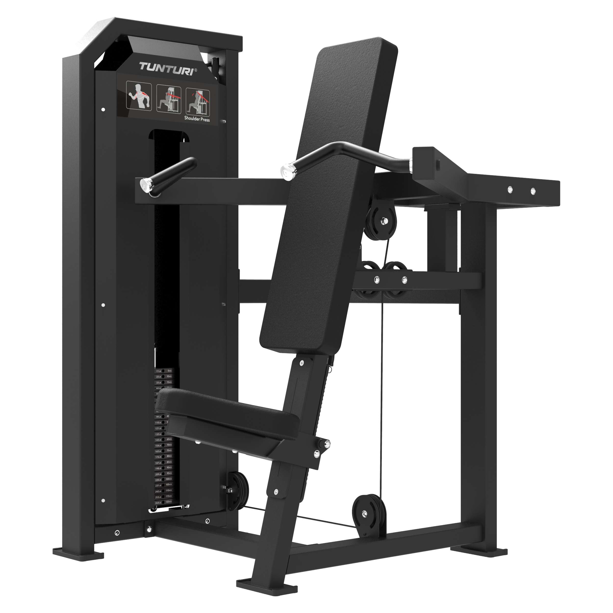 Tunturi Platinum - Shoulder press - Selectorized - V-series