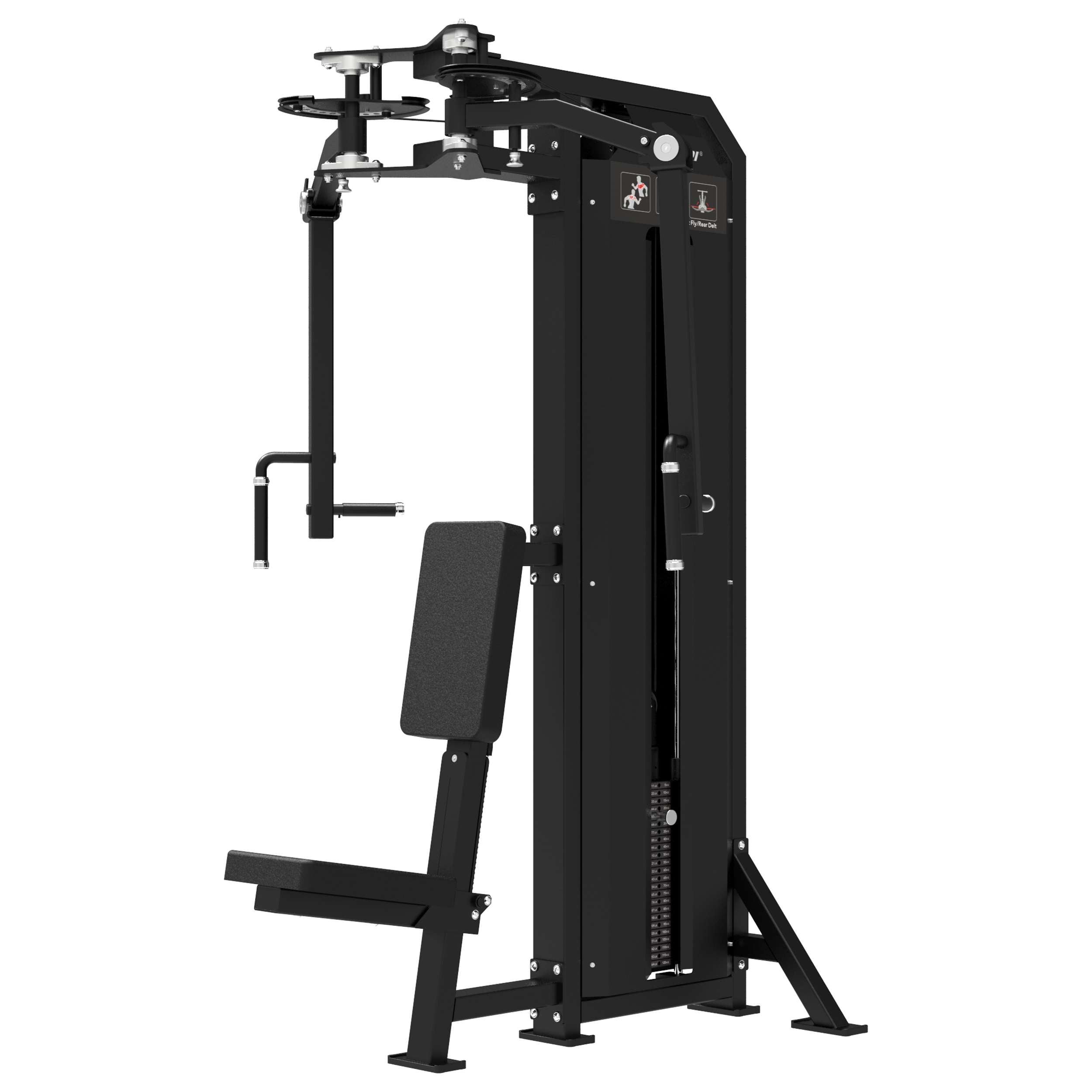 Tunturi Platinum - Dual Pec Fly/Rear Delt - Selectorized - V-series