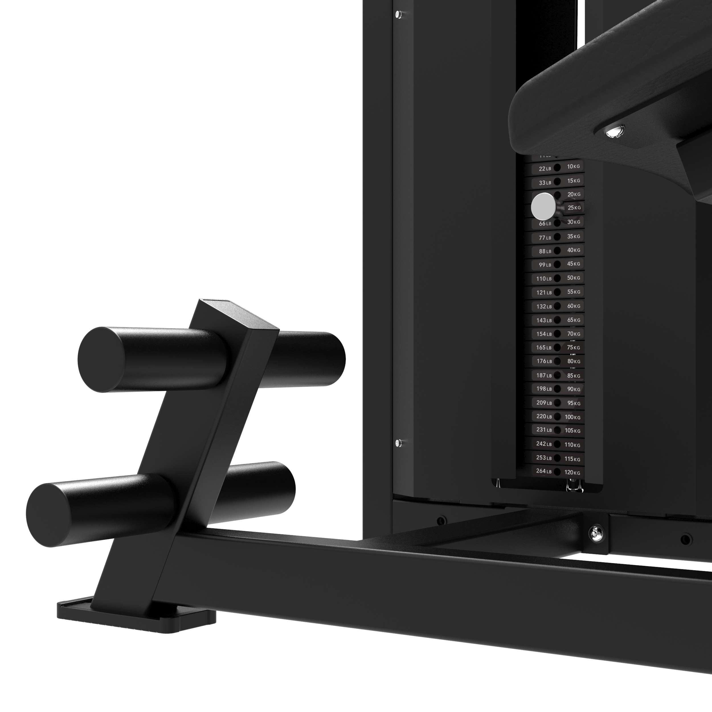 Tunturi Platinum - Dual Back/Abdominal Combo - Selectorized - V-series afbeelding 6