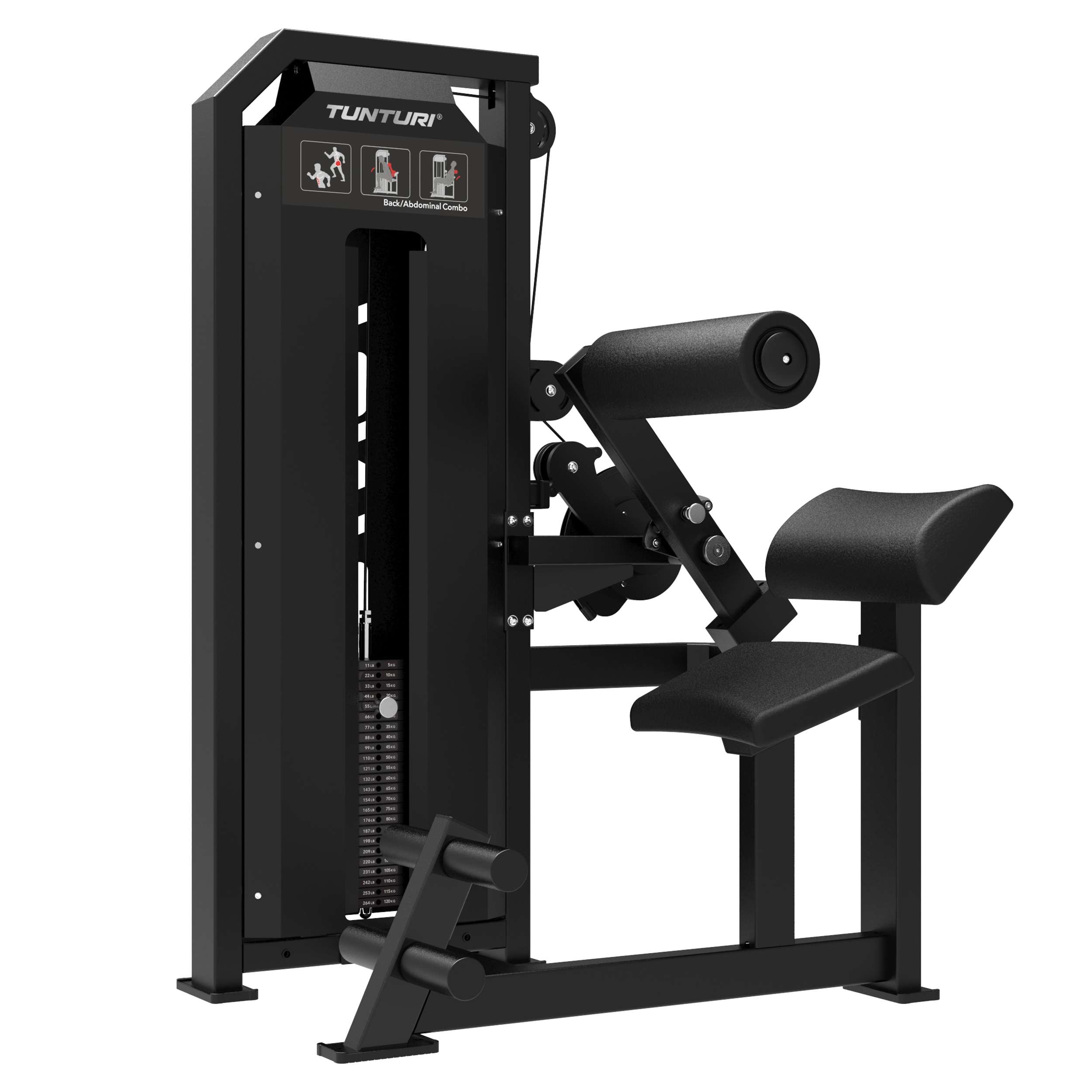 Tunturi Platinum - Dual Back/Abdominal Combo - Selectorized - V-series