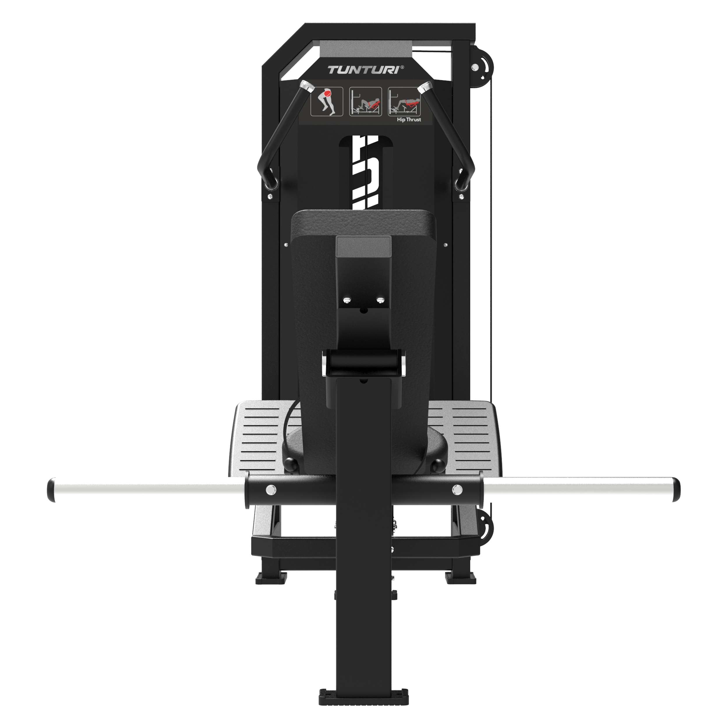 Tunturi Platinum - Hip Thrust - Selectorized - V-series afbeelding 3