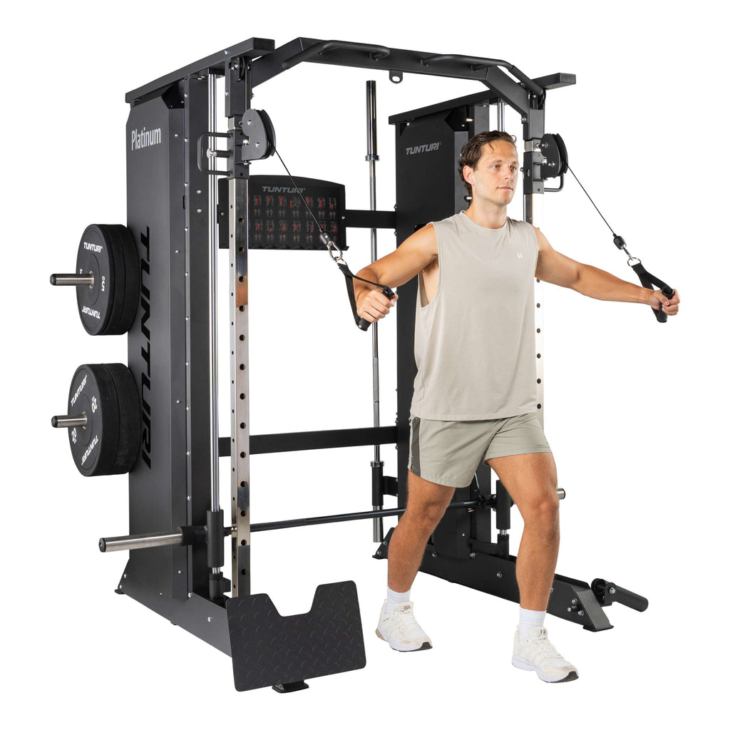 Tunturi Platinum - Full Smith/Functional trainer - Selectorized - V-series afbeelding 18
