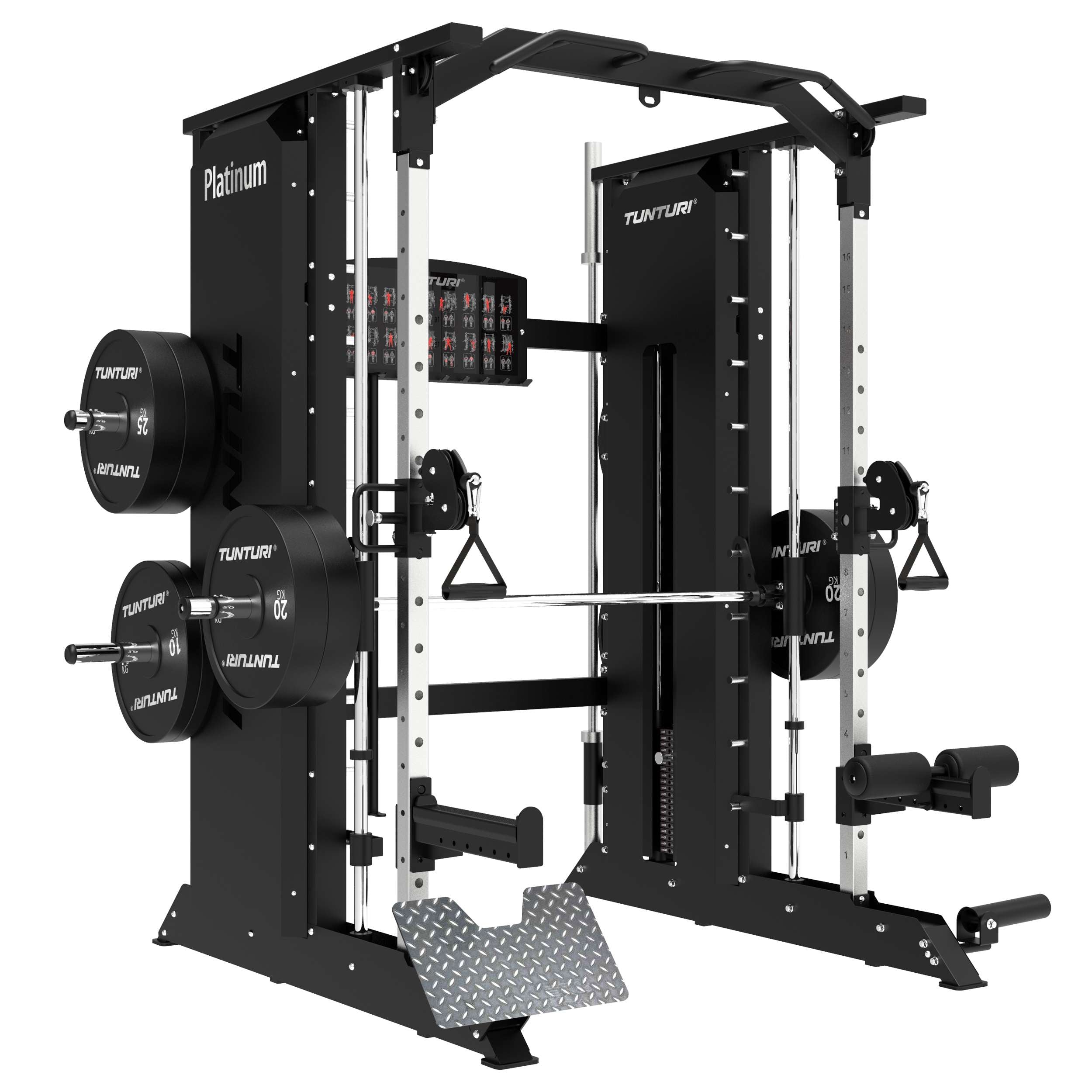 Tunturi Platinum - Full Smith/Functional trainer - Selectorized - V-series afbeelding 15