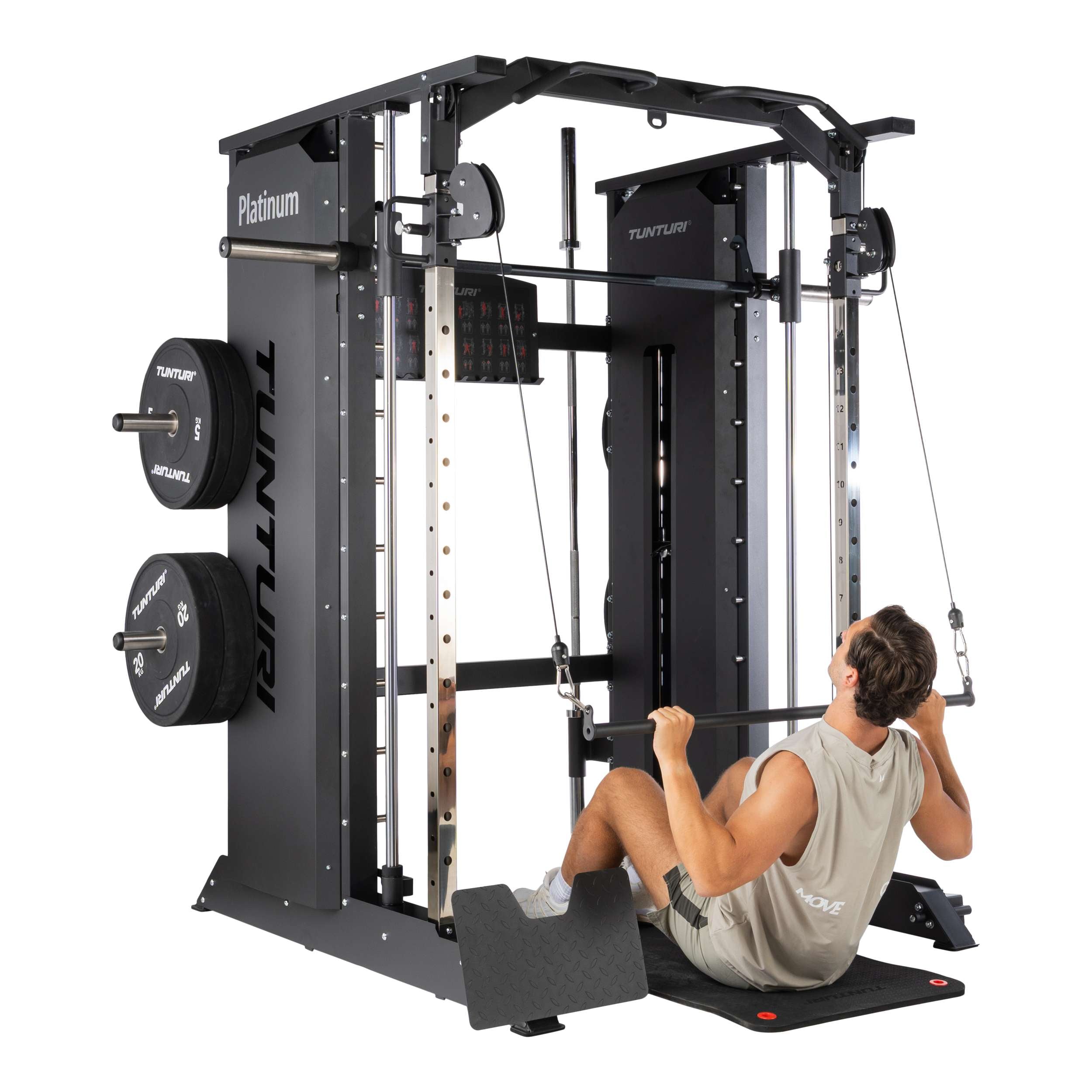 Tunturi Platinum - Full Smith/Functional trainer - Selectorized - V-series afbeelding 12