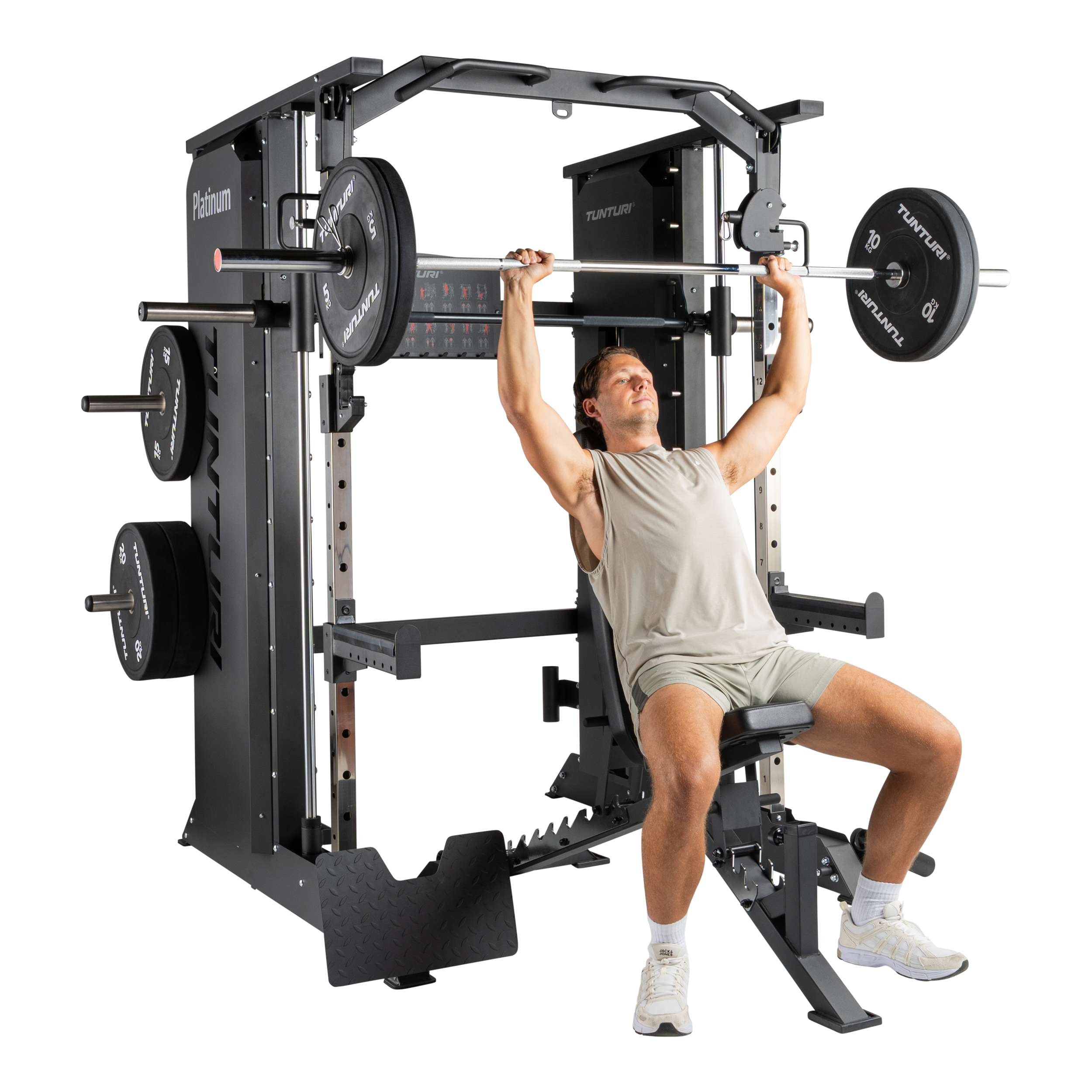 Tunturi Platinum - Full Smith/Functional trainer - Selectorized - V-series afbeelding 17