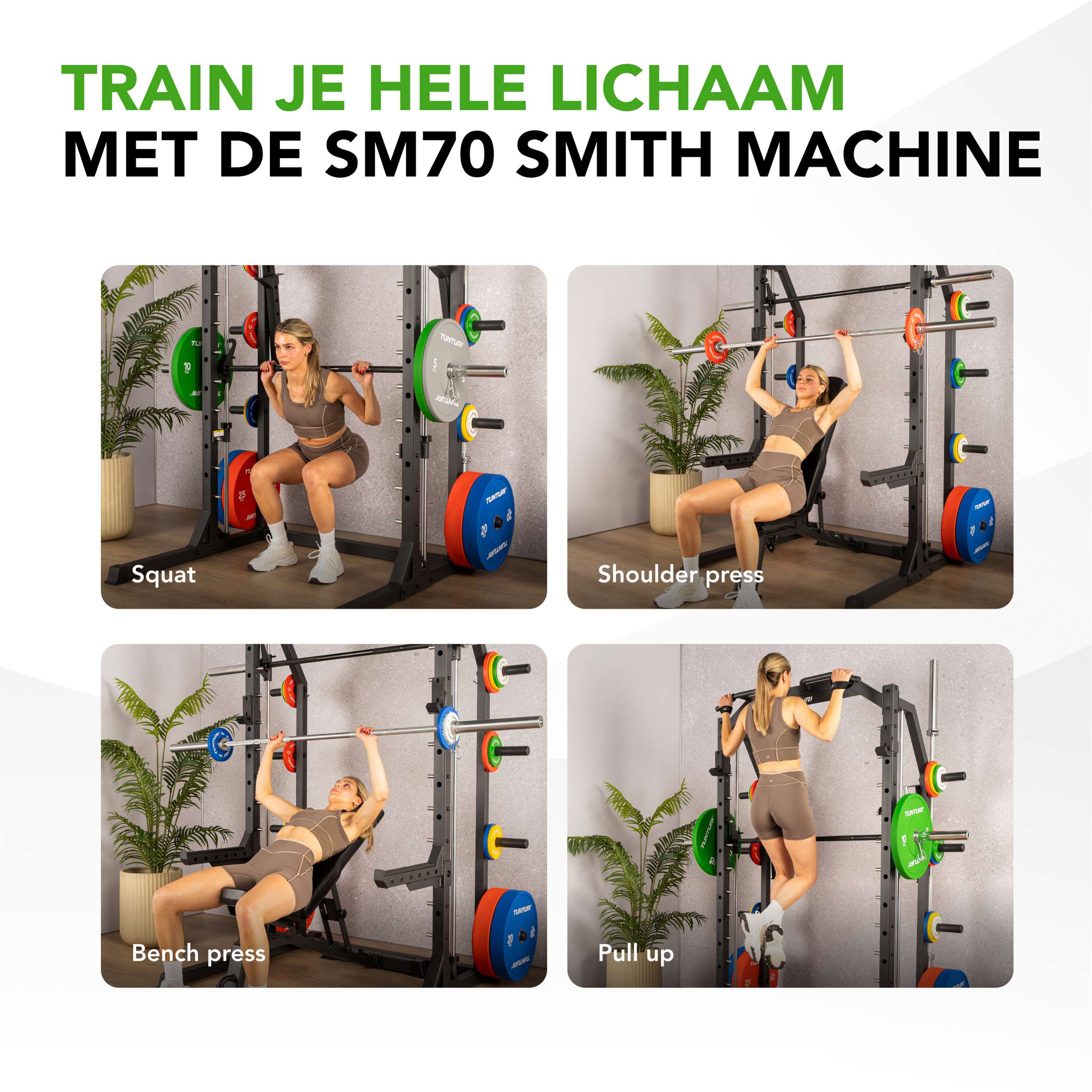 Tunturi SM70 Smith Machine (1/3) afbeelding 8