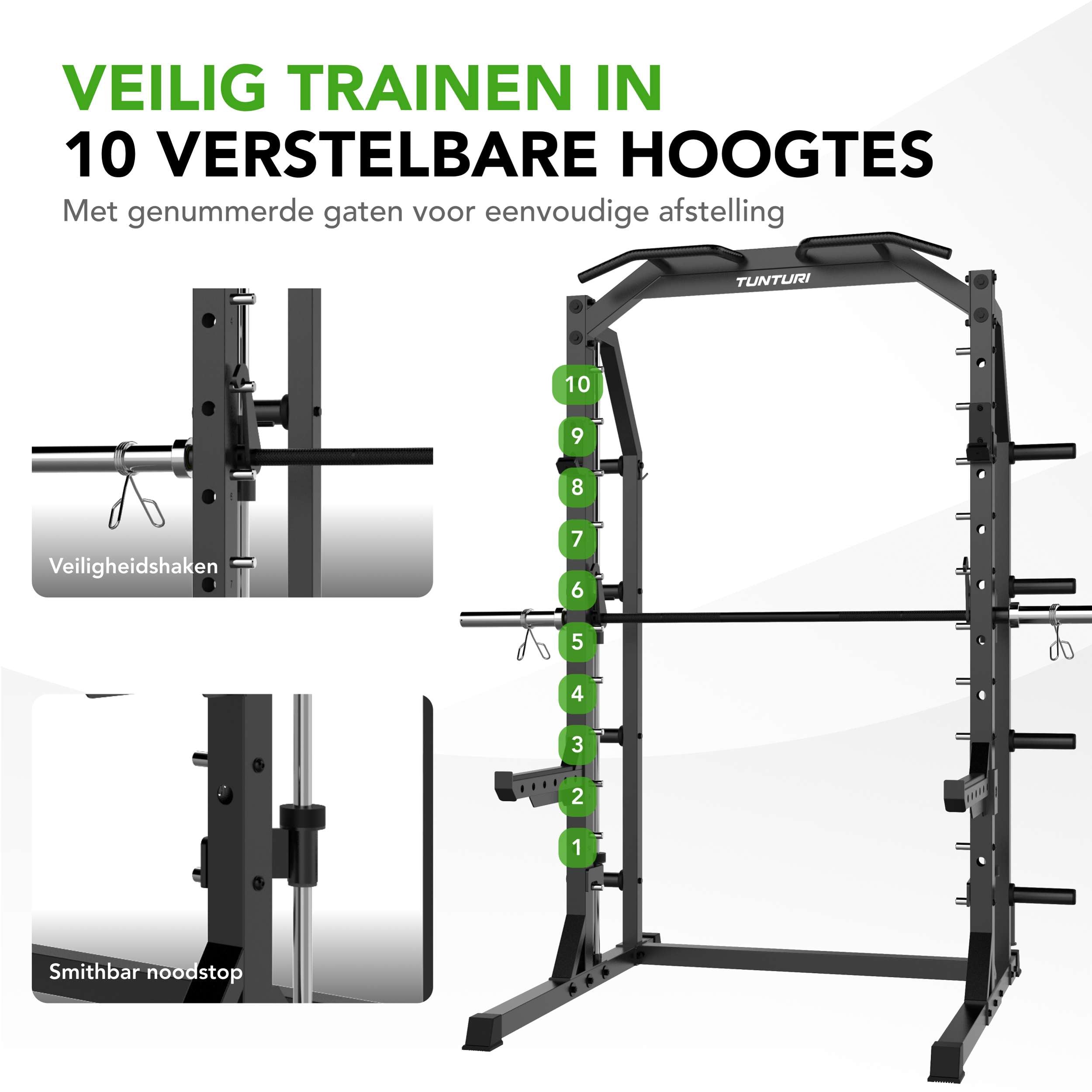 Tunturi SM70 Smith Machine (1/3) afbeelding 9