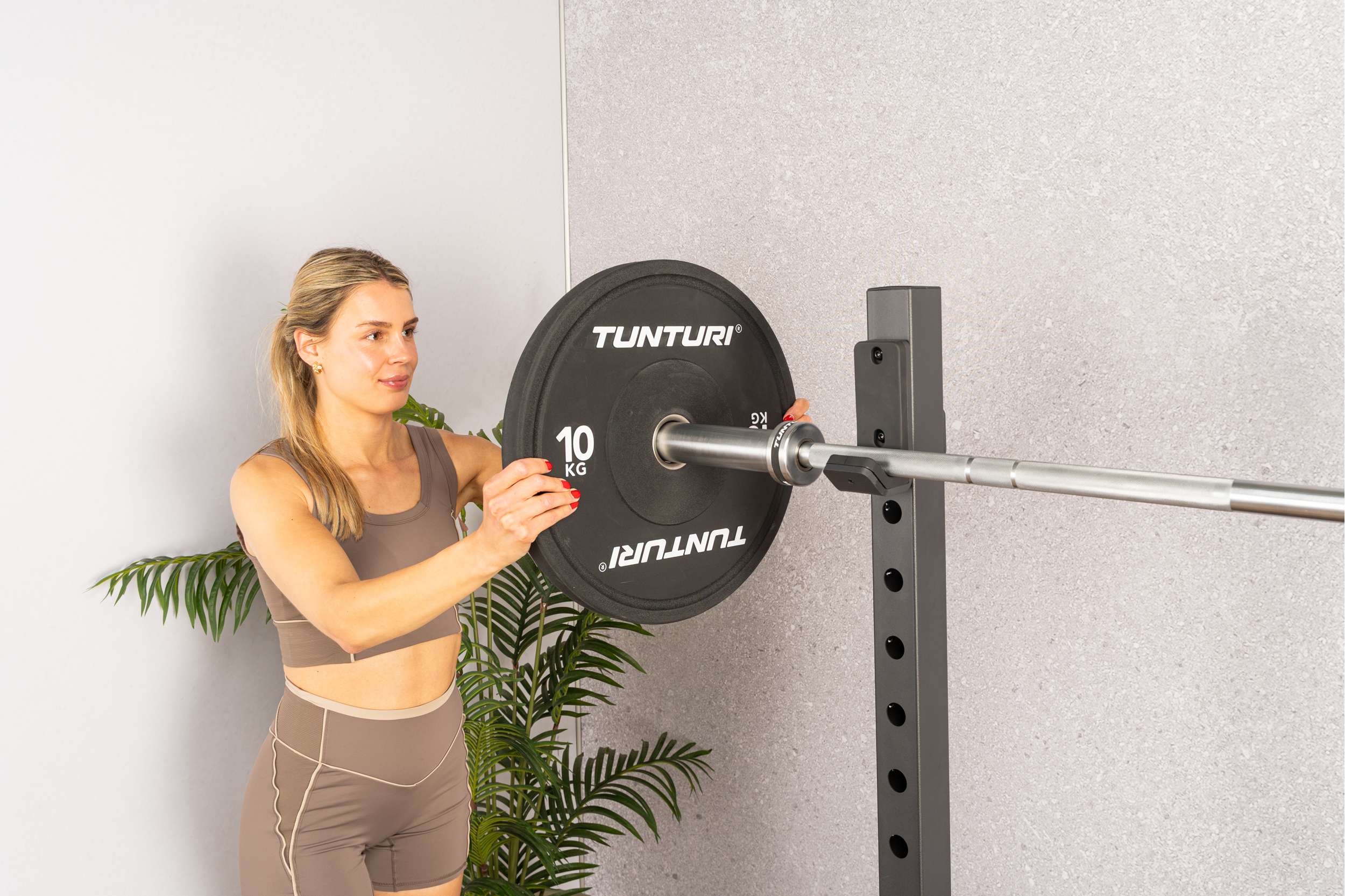 Tunturi Platinum Bumper Plate Black, 5kg afbeelding 7