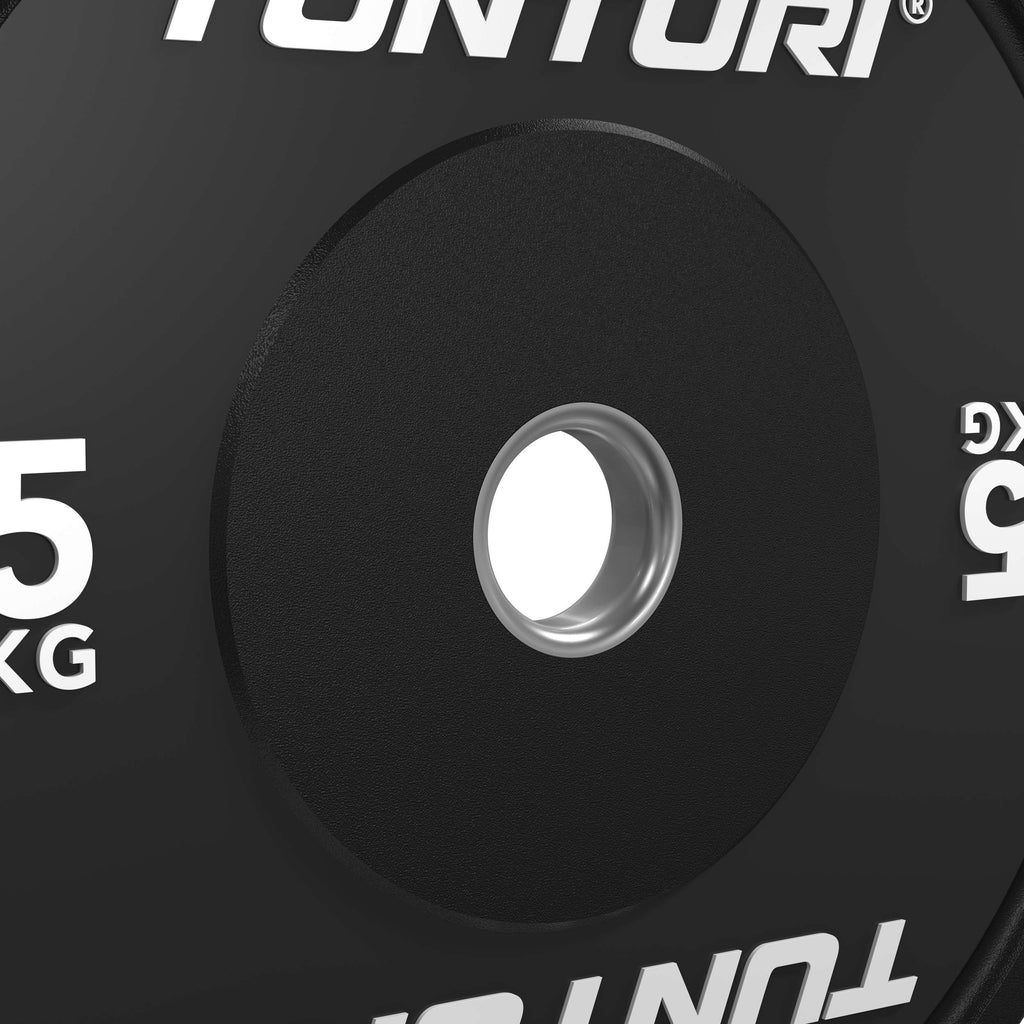 Tunturi Platinum Bumper Plate Black, 5kg afbeelding 8