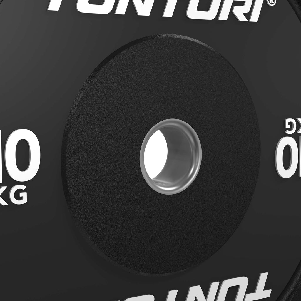 Tunturi Platinum Bumper Plate Black, 10kg afbeelding 8