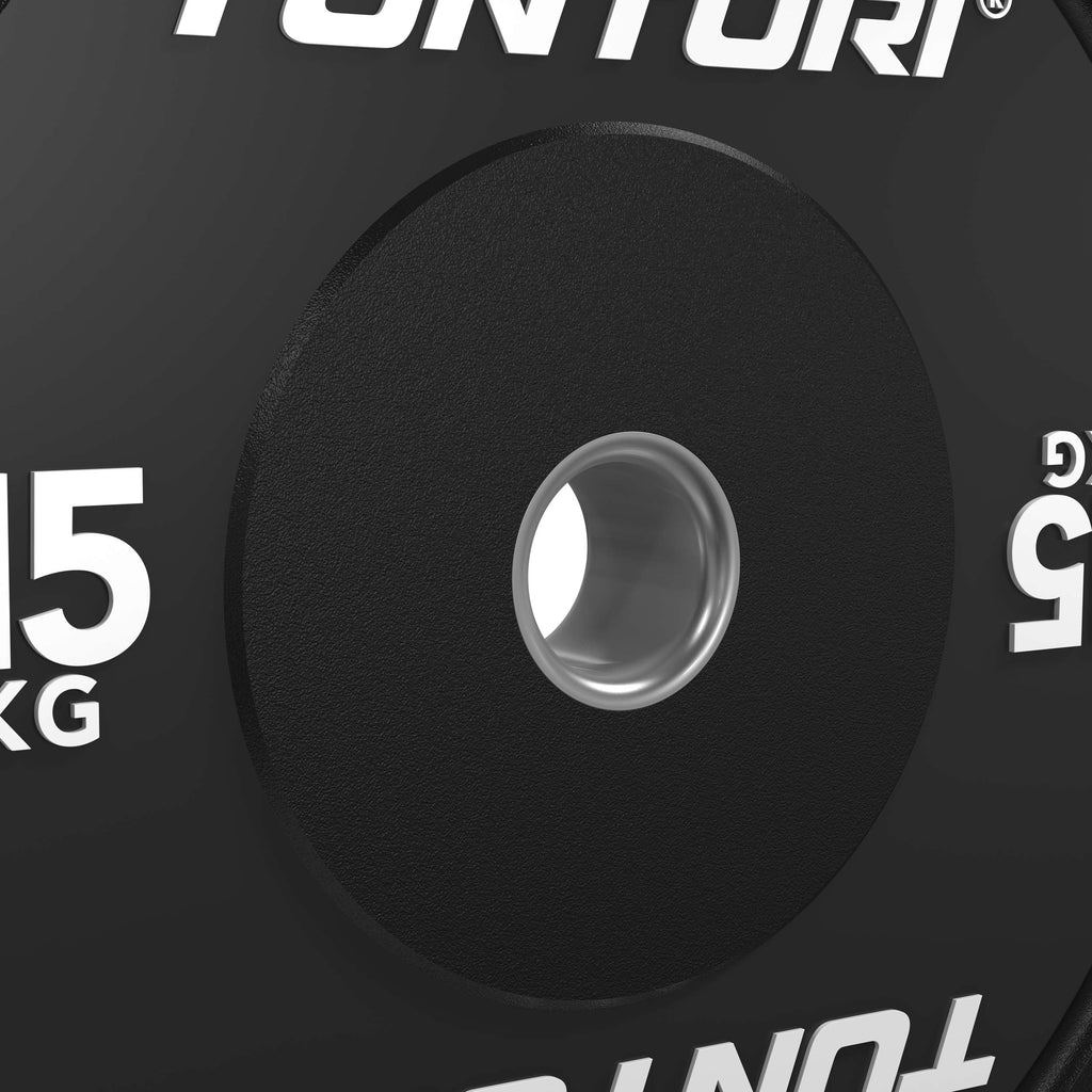 Tunturi Platinum Bumper Plate Black, 15kg afbeelding 8