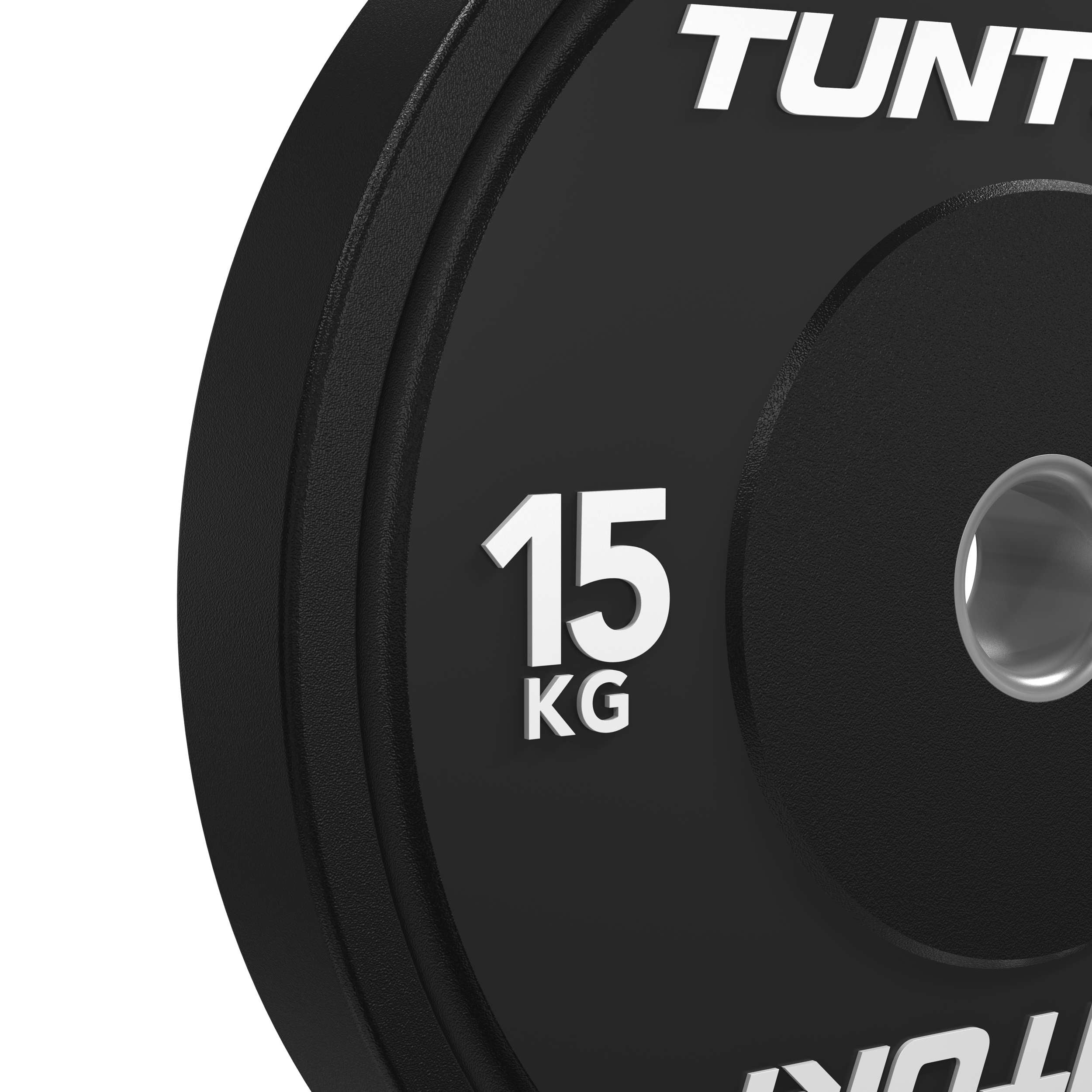 Tunturi Platinum Bumper Plate Black, 15kg afbeelding 9