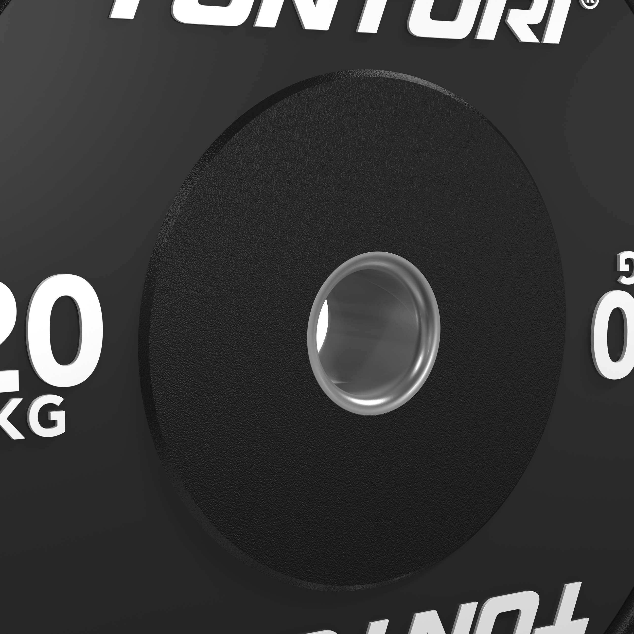 Tunturi Platinum Bumper Plate Black, 20kg afbeelding 8