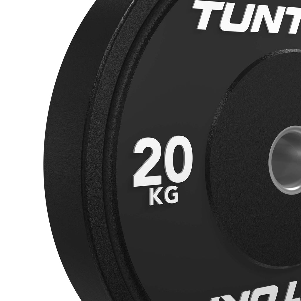 Tunturi Platinum Bumper Plate Black, 20kg afbeelding 9
