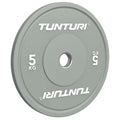Tunturi Platinum Bumper Plate Grey, 5kg