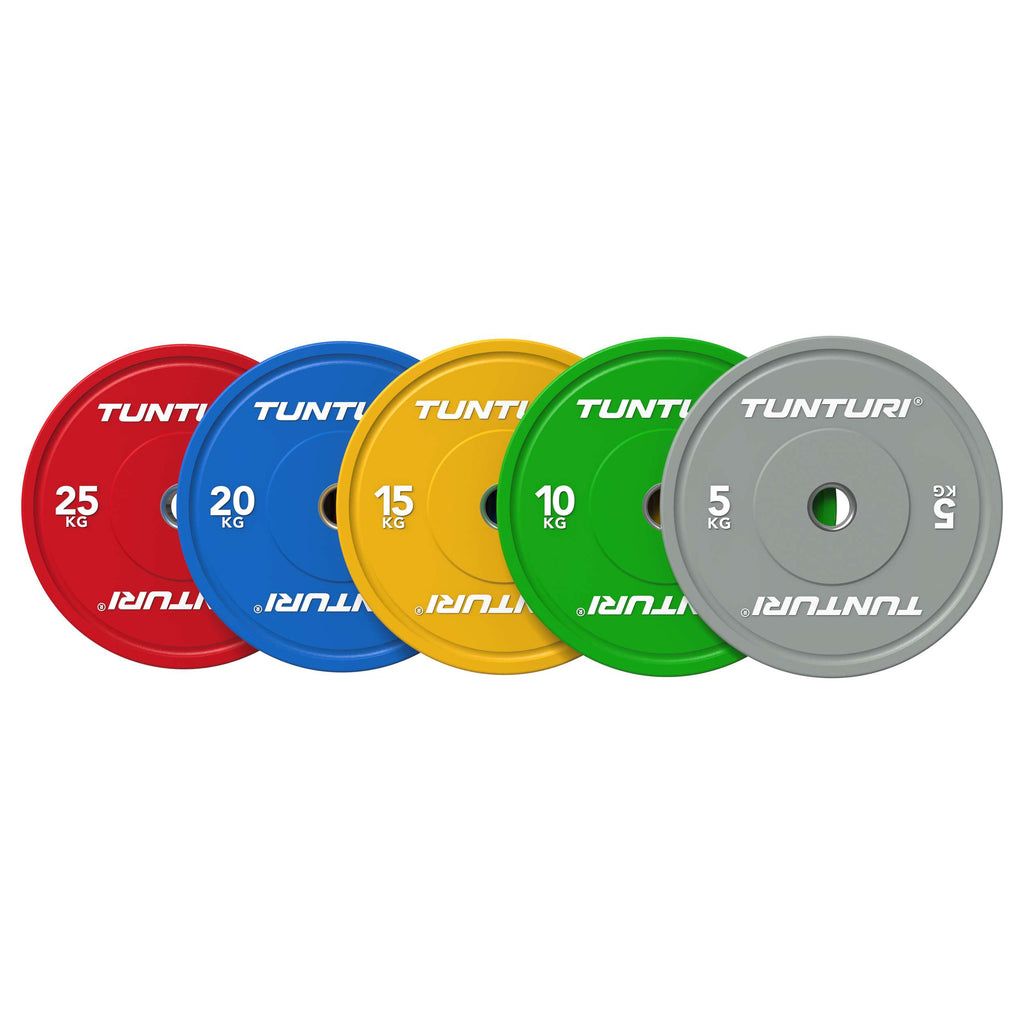 Tunturi Platinum Bumper Plate Blue, 20kg afbeelding 4