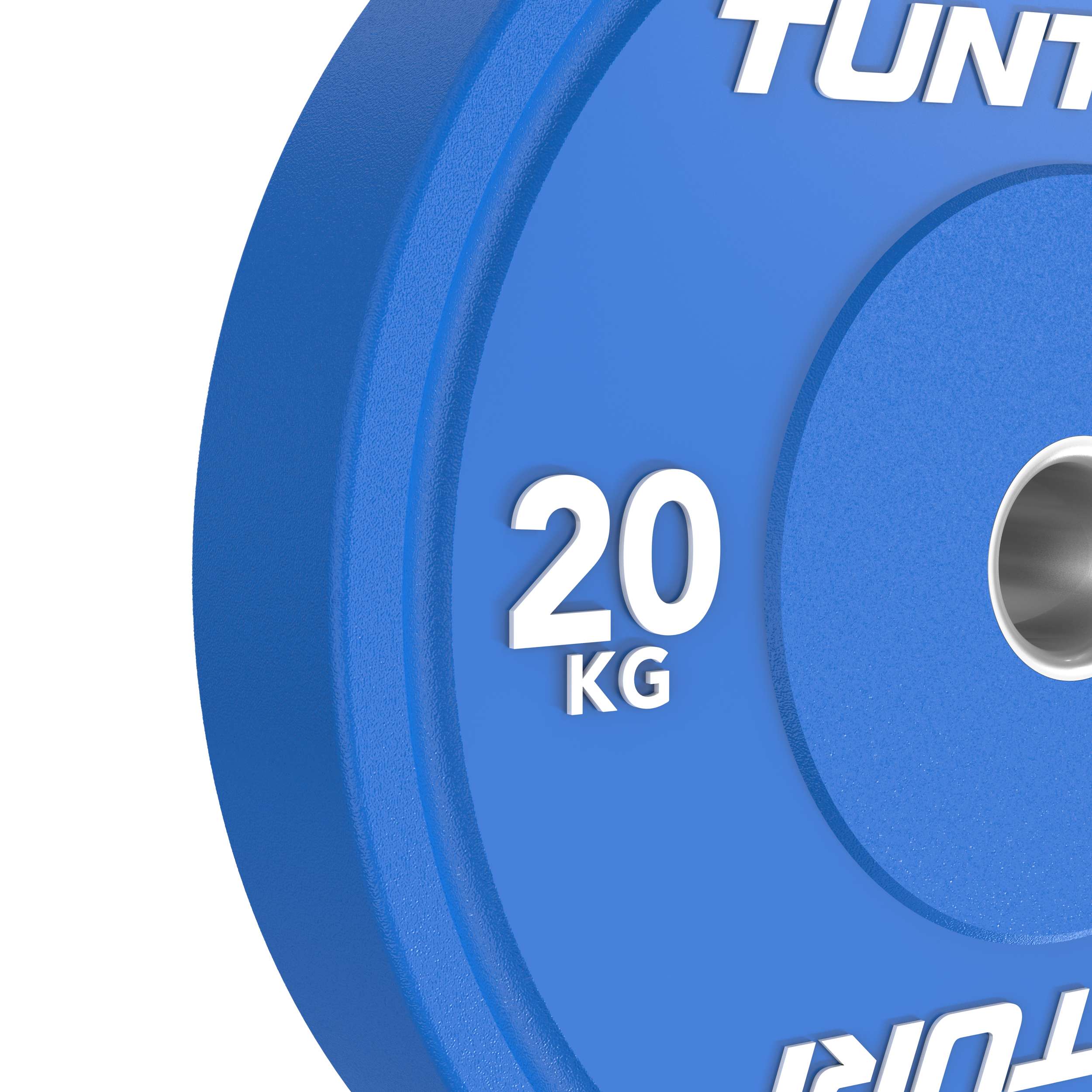 Tunturi Platinum Bumper Plate Blue, 20kg afbeelding 9