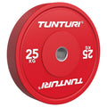 Tunturi Platinum Bumper Plate Red, 25kg