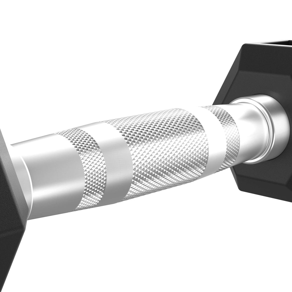Tunturi Platinum Hex Rubber Dumbbell, 1kg, Pair afbeelding 6