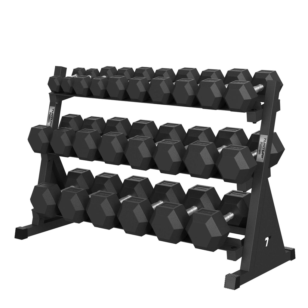 Tunturi Platinum Hex Rubber Dumbbell Rack afbeelding 9