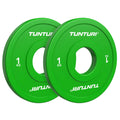 Tunturi Platinum Fractional Plate, Green, 1kg, pair