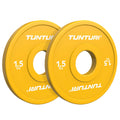 Tunturi Platinum Fractional Plate, Yellow, 1.5kg, pair