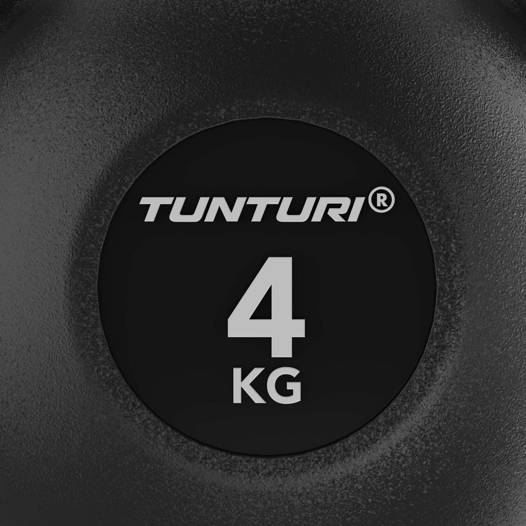 Tunturi Platinum Rubber Kettlebell, 4kg afbeelding 6