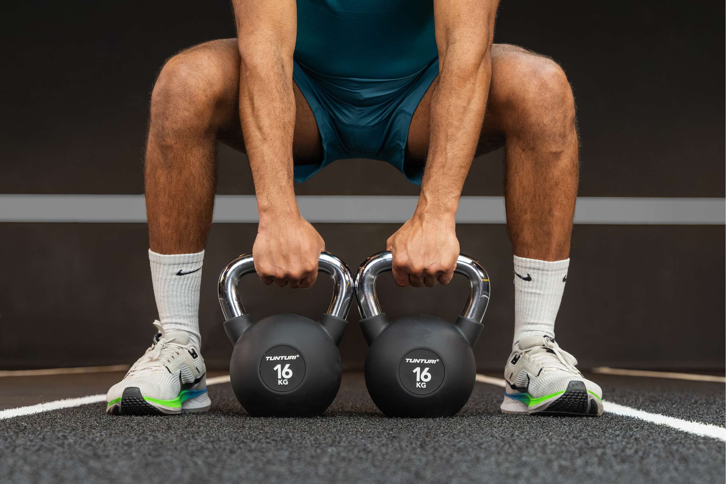Tunturi Platinum Rubber Kettlebell, 32kg afbeelding 3