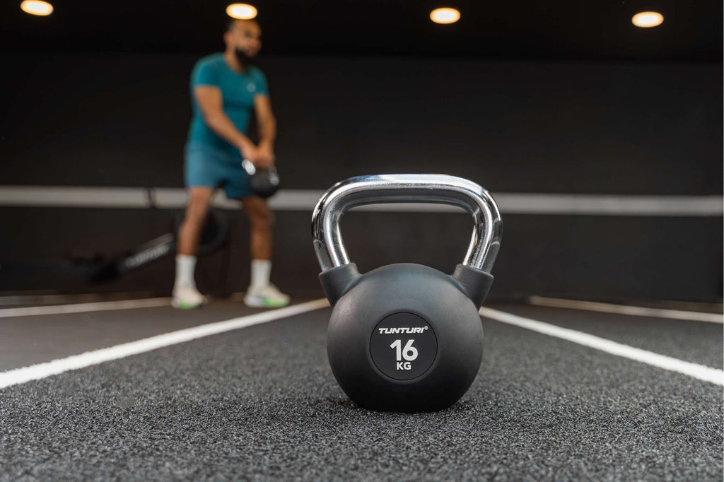 Tunturi Platinum Rubber Kettlebell, 4kg afbeelding 17