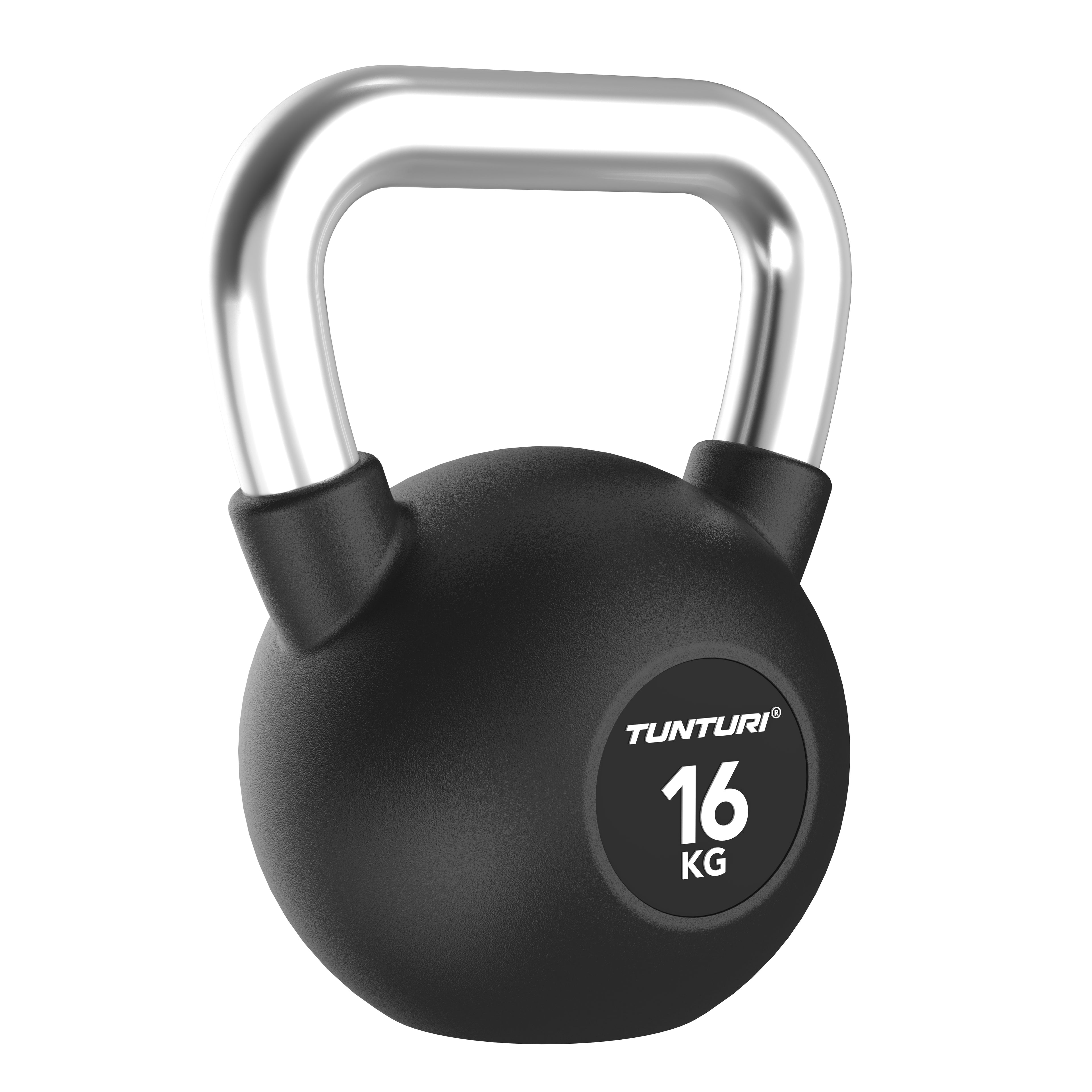 Tunturi Platinum Rubber Kettlebell, 16kg