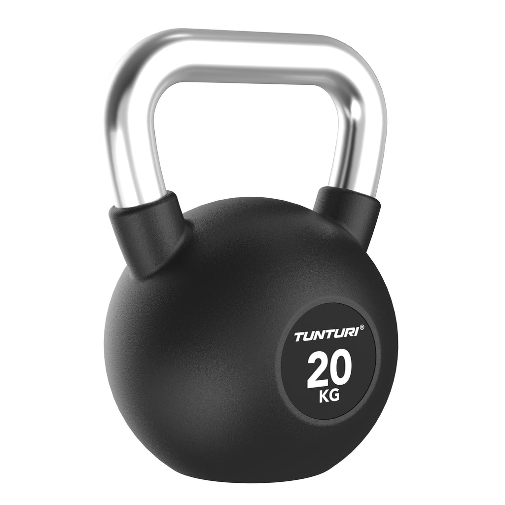 Tunturi Platinum Rubber Kettlebell, 20kg