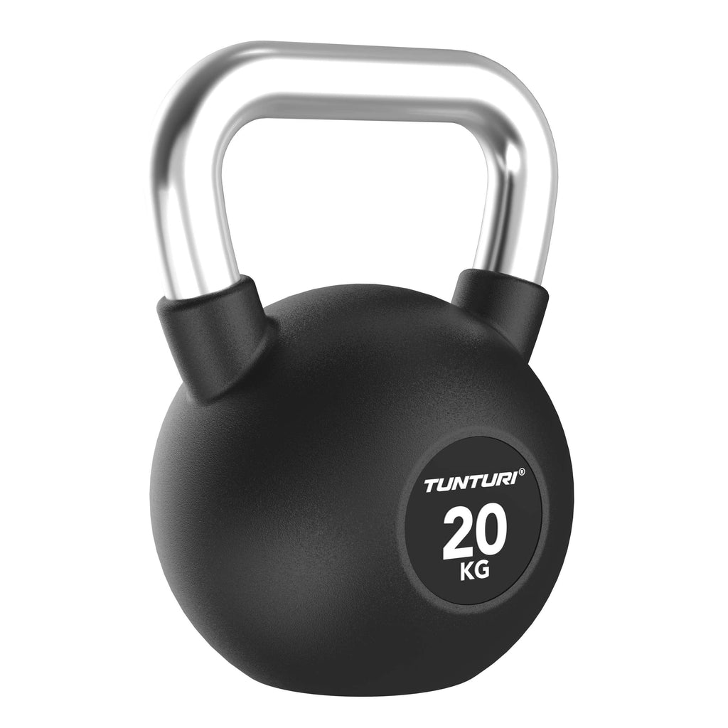 Tunturi Platinum Rubber Kettlebell, 20kg