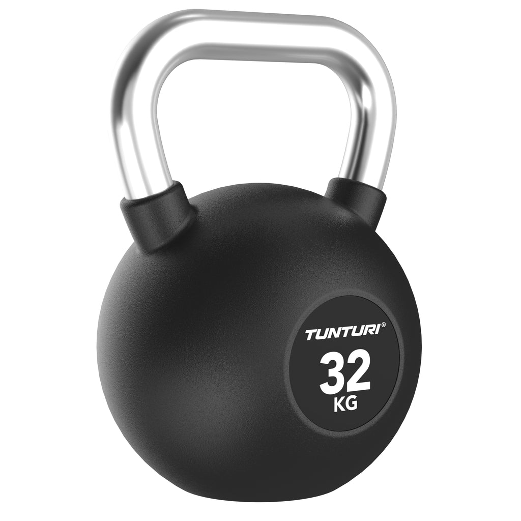 Tunturi Platinum Rubber Kettlebell, 32kg