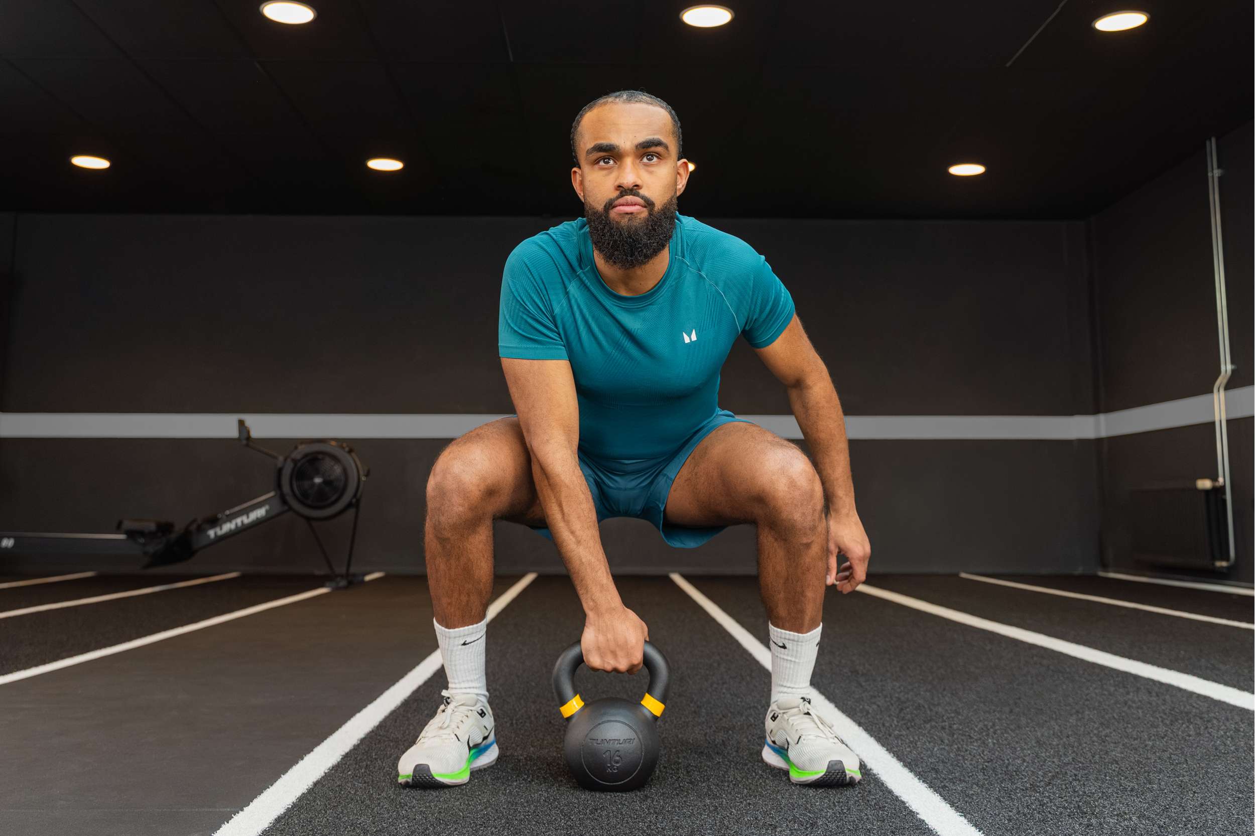 Tunturi Platinum Cast Iron Kettlebell, 12kg afbeelding 14
