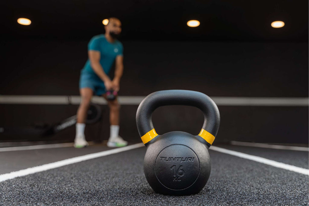 Tunturi Platinum Cast Iron Kettlebell, 32kg afbeelding 15