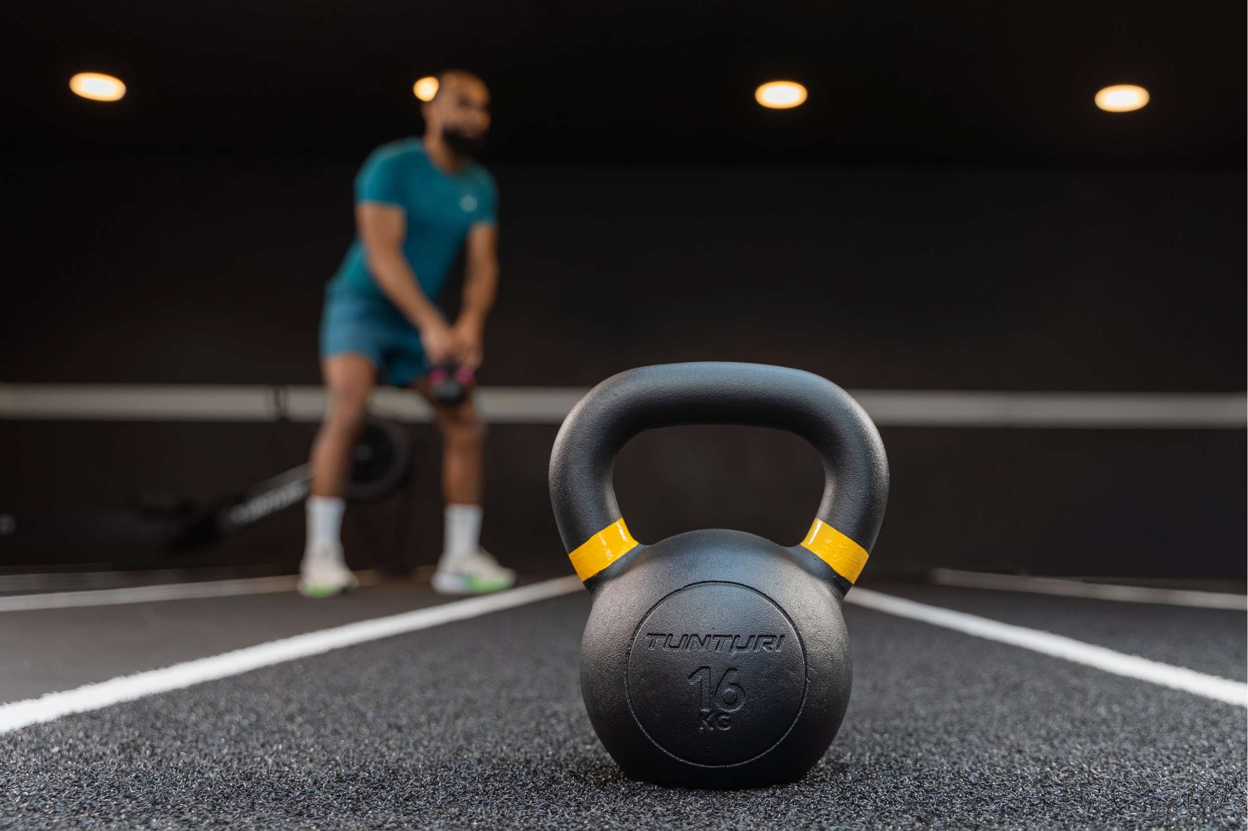 Tunturi Platinum Cast Iron Kettlebell, 32kg afbeelding 15