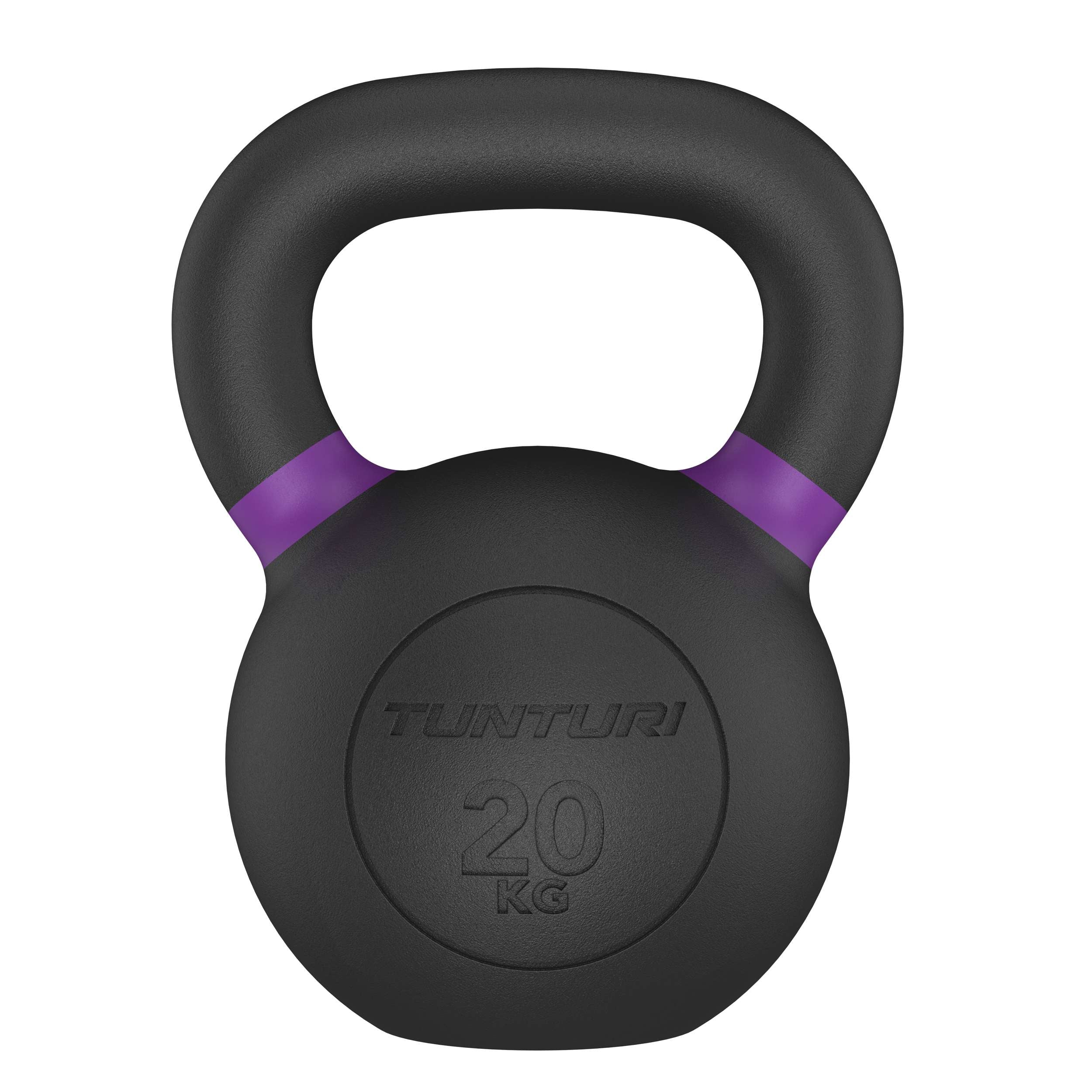Tunturi Platinum Cast Iron Kettlebell, 20kg afbeelding 2