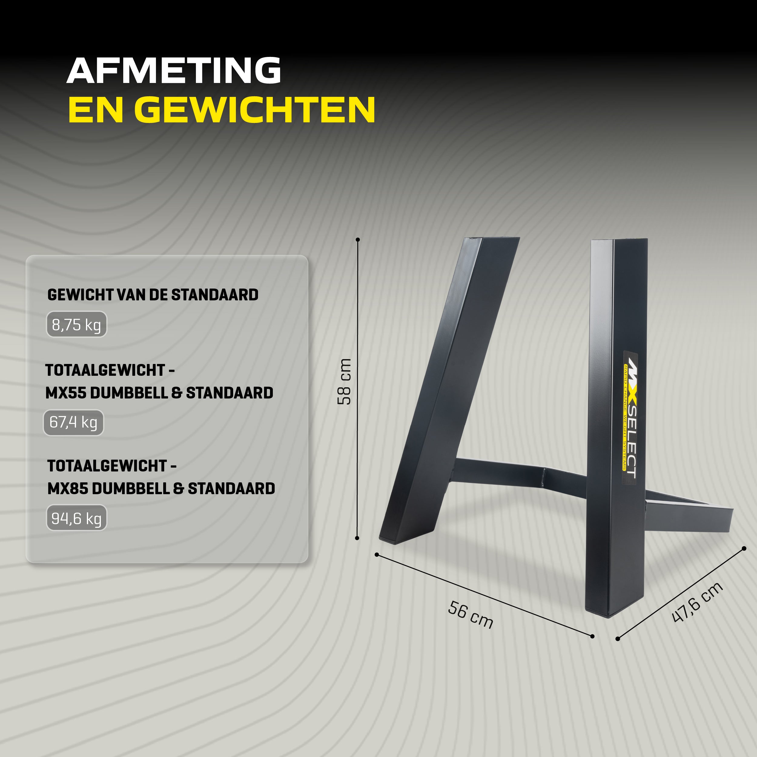 MX Select Dumbbells Stand afbeelding 3