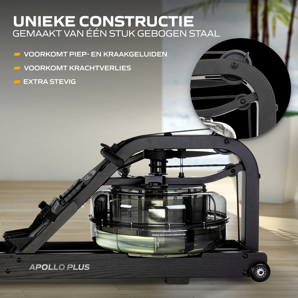 Fluid Rower Apollo Plus Black (1/2) afbeelding 2